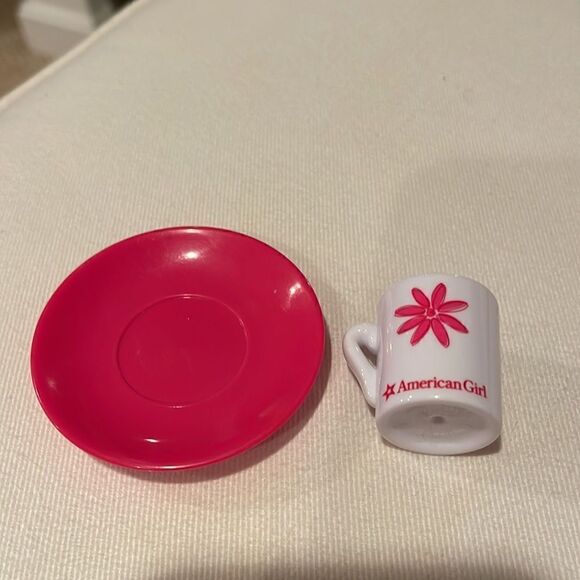 American Girl Cup And Saucer. - Picture 3 of 5